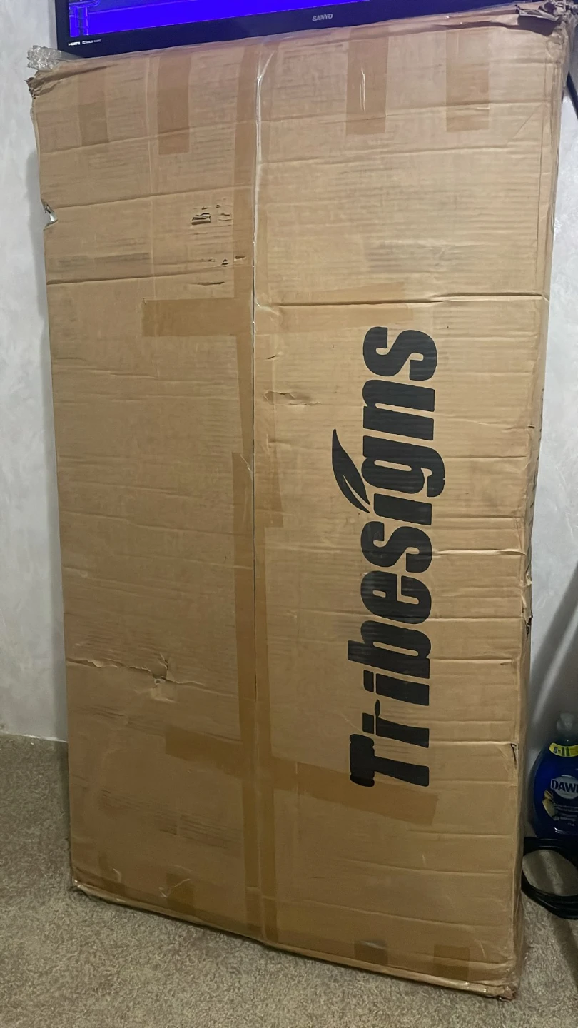 Tribedesigns White L-Shaped Computer Desk with Shelves - photo 3