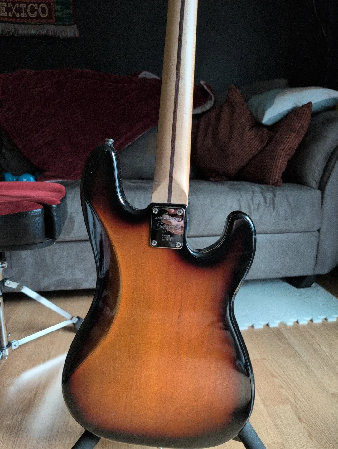 Fender Squier Precision Bass Guitar Left Handed - photo 3