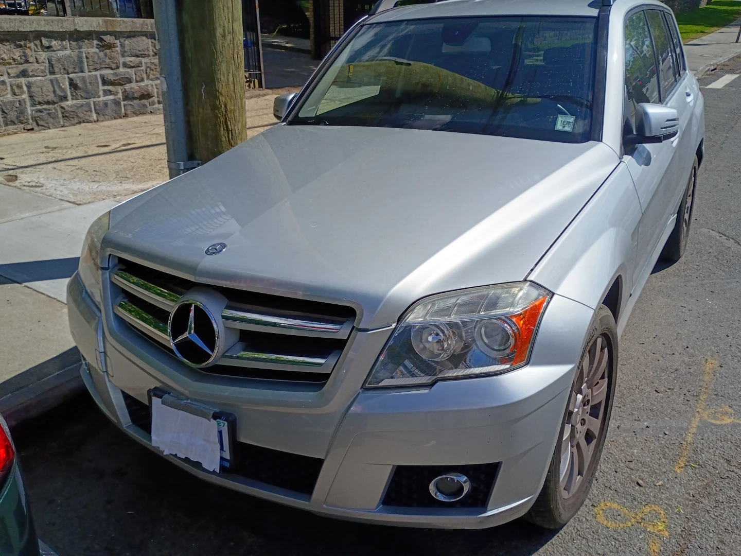 Silver Mercedes-Benz GLK 350 4MATIC SUV - photo 2