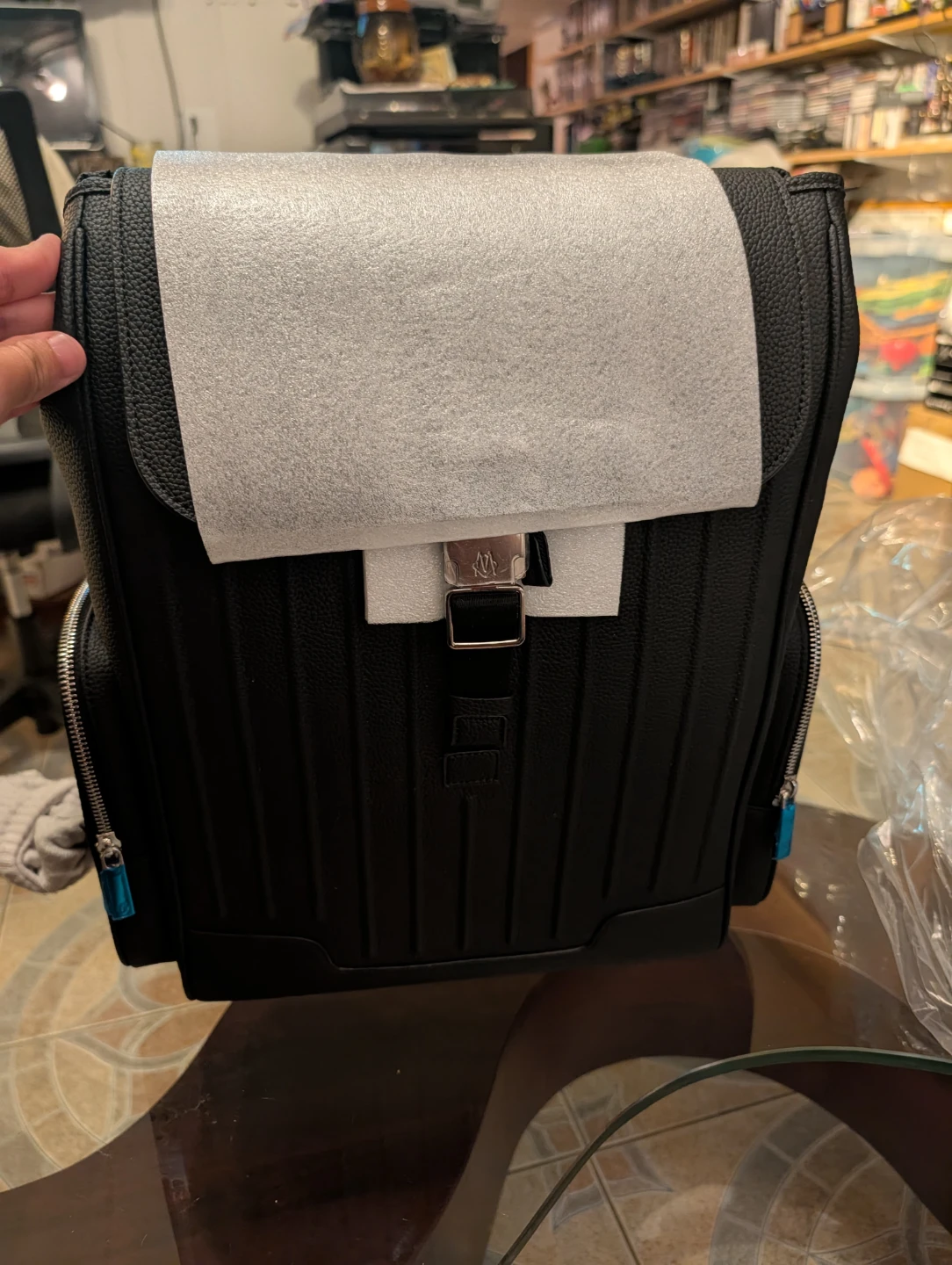 RIMOWA Black Leather Backpack - photo 2