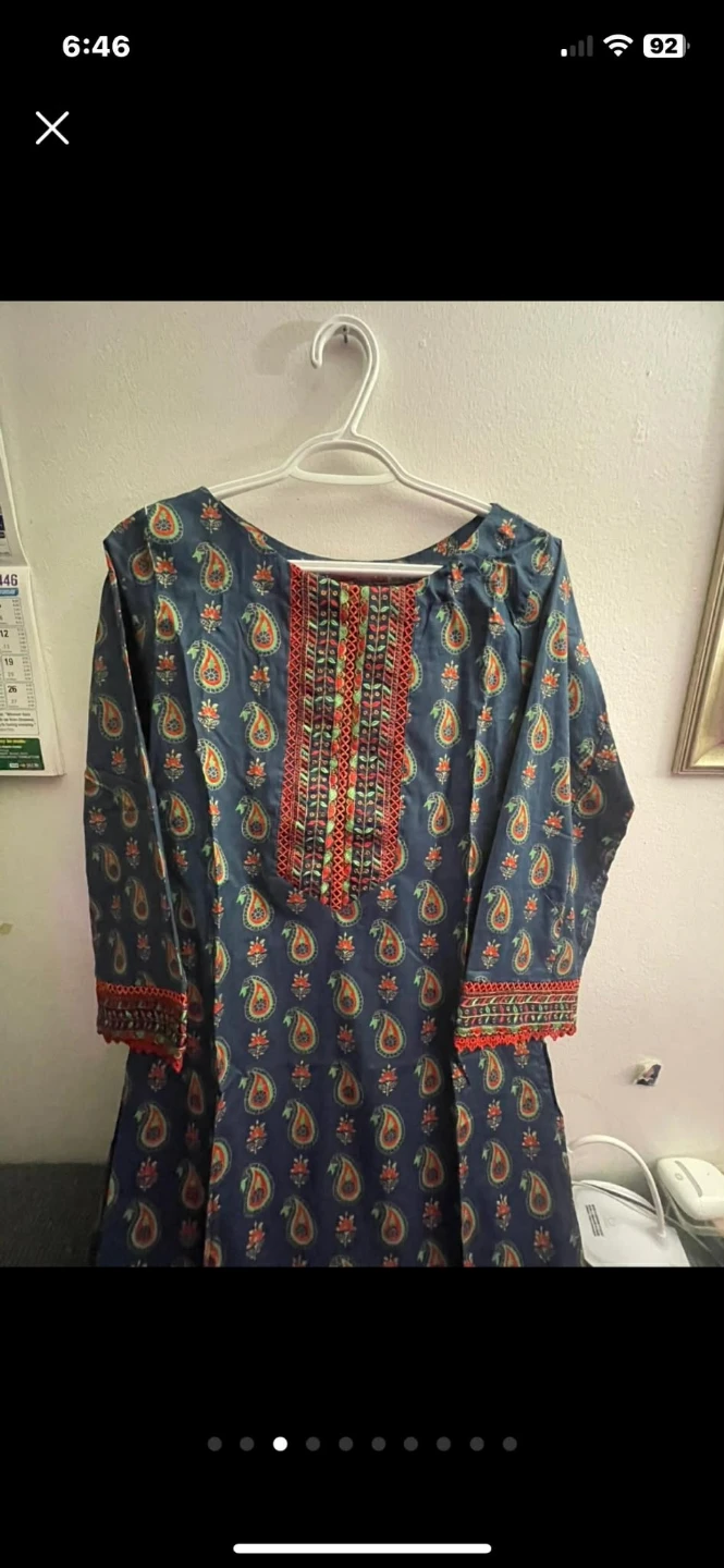 Bin Saeed Lawn Kurti Size 12 - photo 2