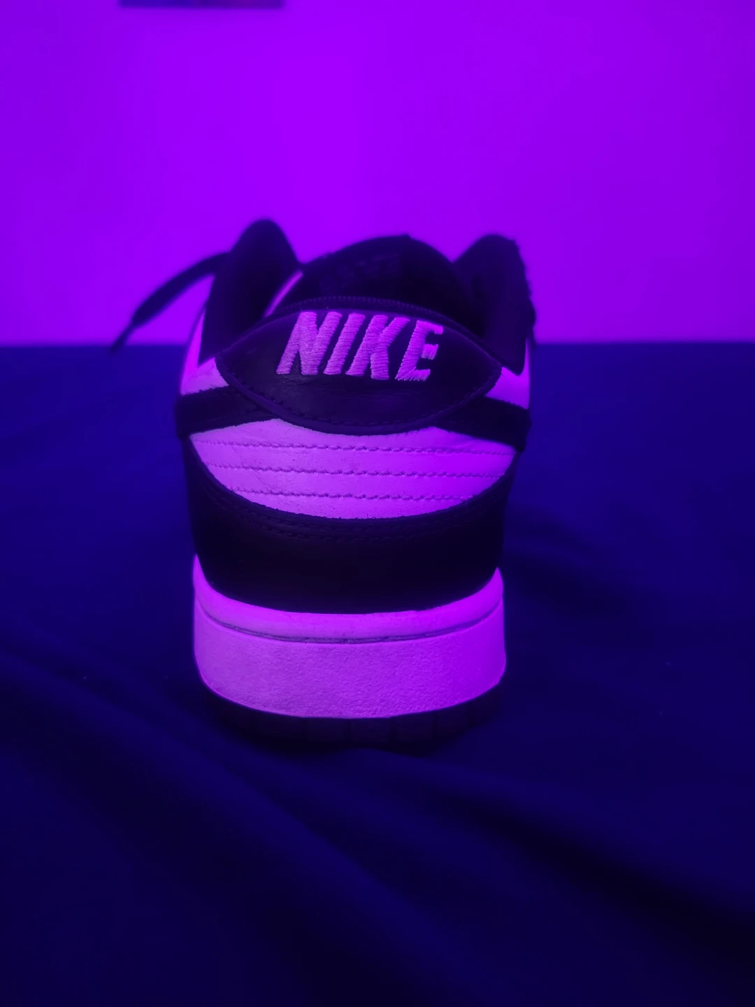 Nike Dunk Low Black White Sneakers - photo 4