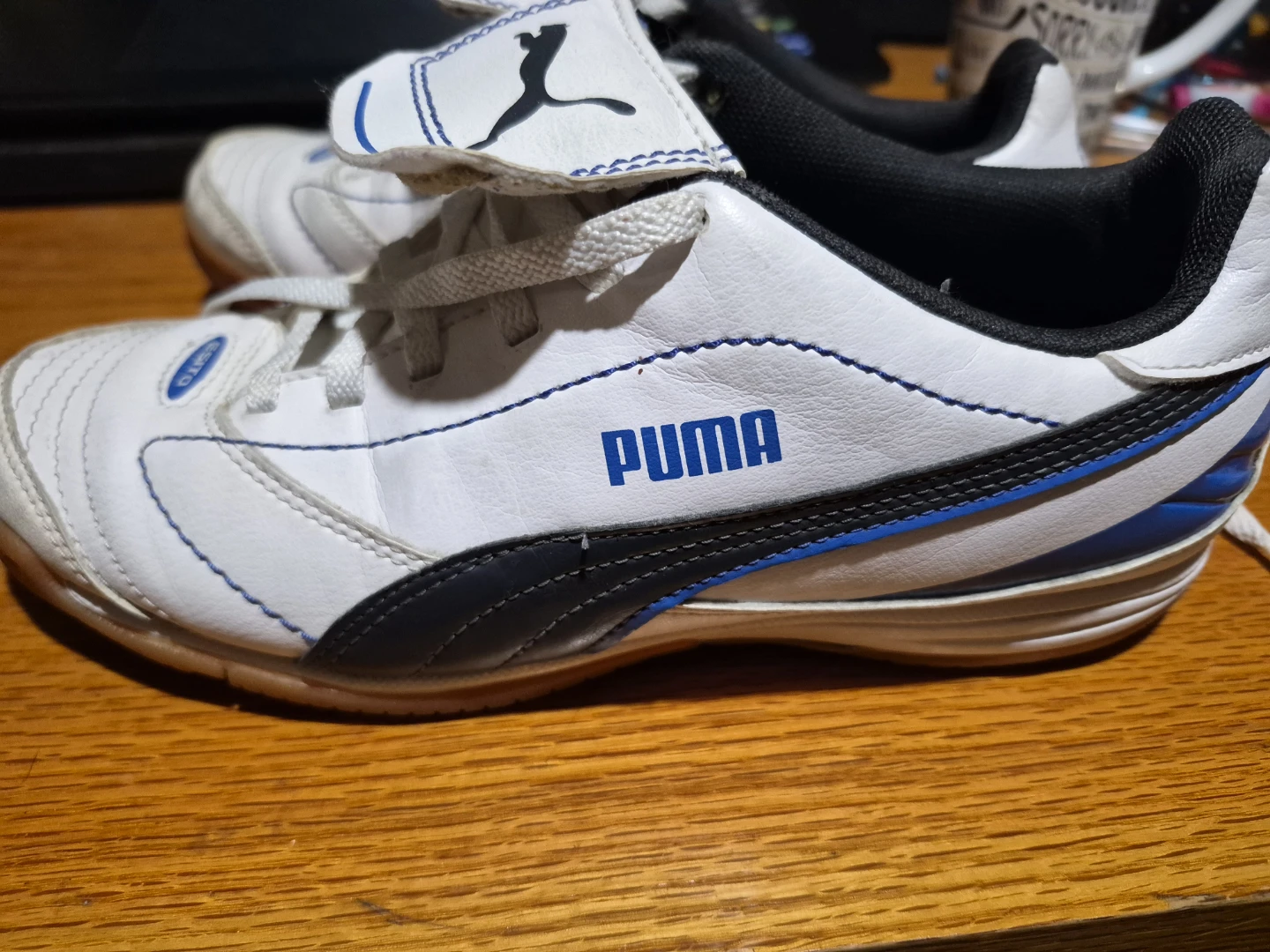 Puma Soccer Cleats - White/Blue - photo 2