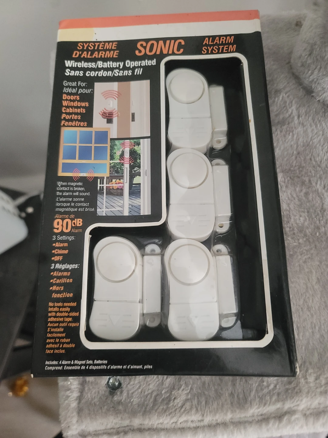 Sonic Wireless/Battery Operated Alarm System