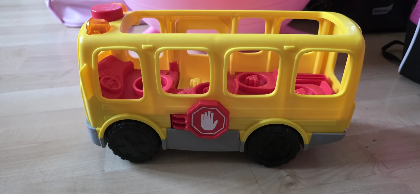 Fisher-Price Little People School Bus Musical Push-Along Vehicle
