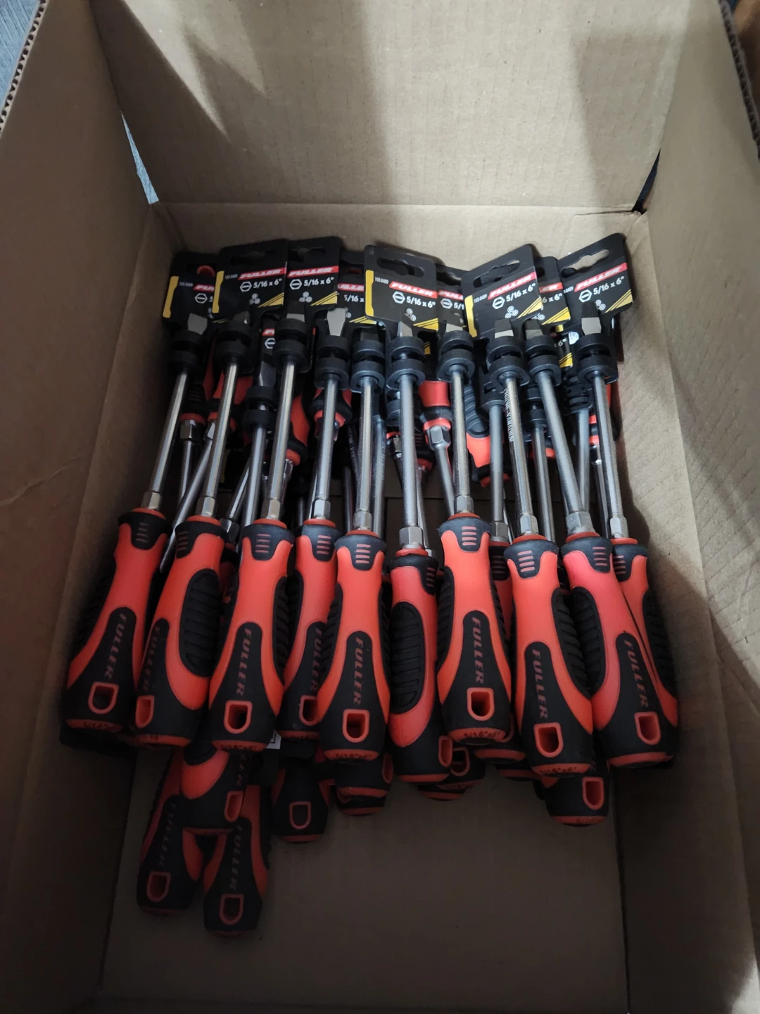 Fuller Screwdrivers 5/16 x 6"= Case of 40 pcs