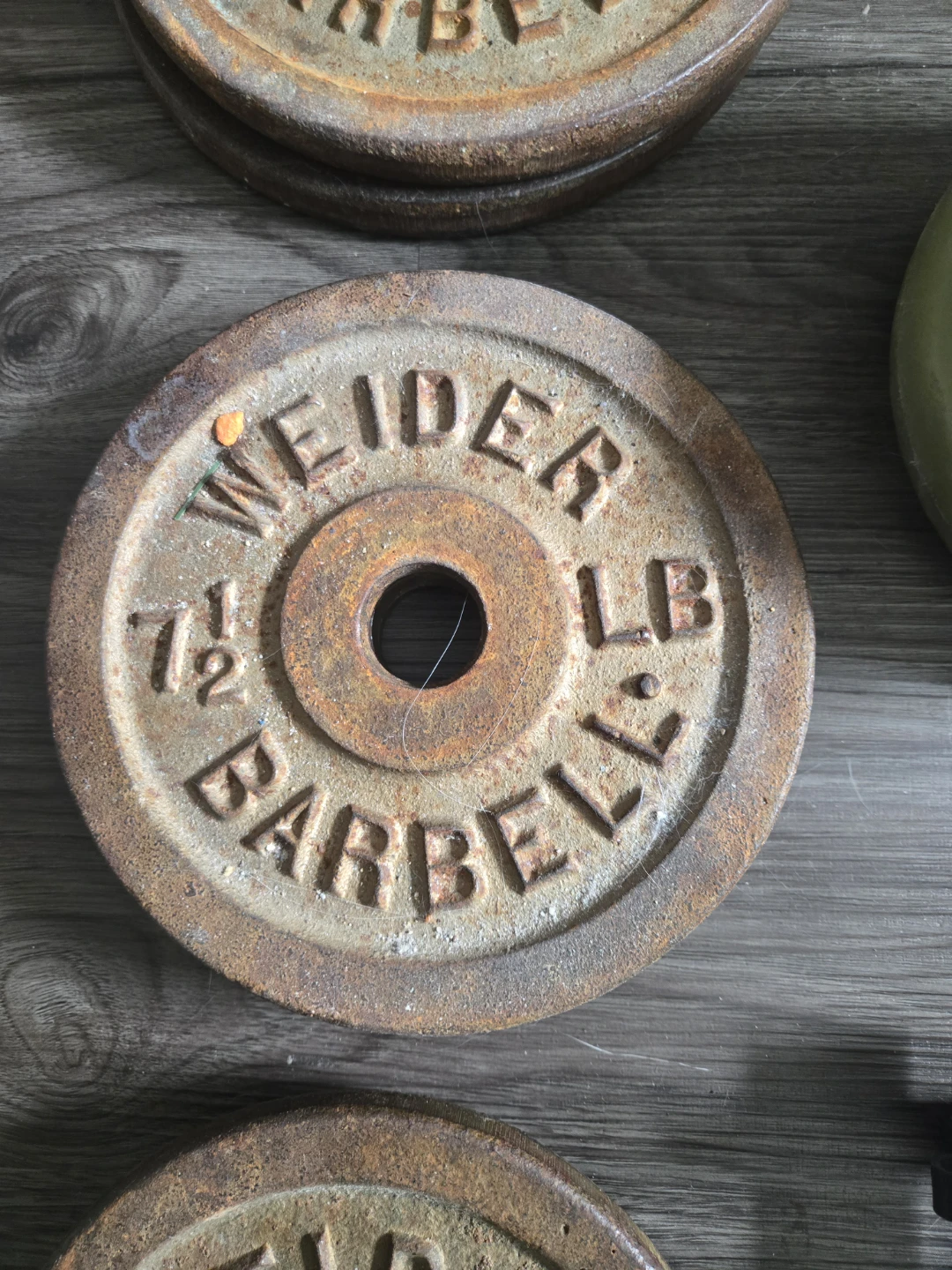 Weider Barbell Weight Plates and Bar - photo 3
