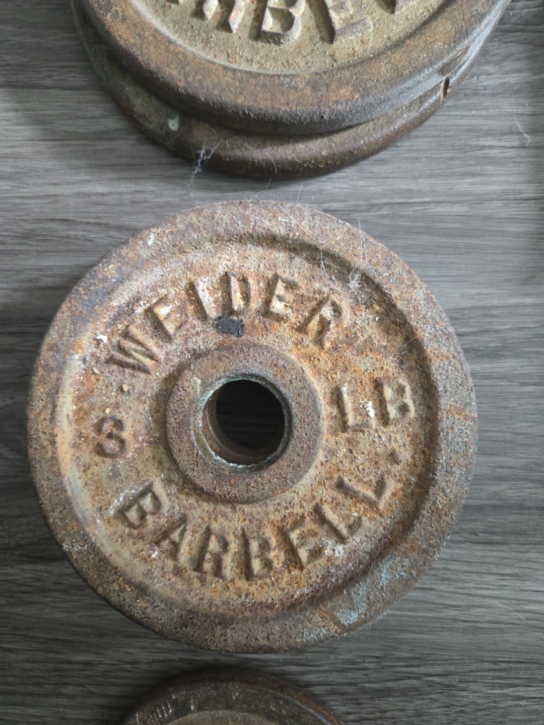 Weider Barbell Weight Plates and Bar - photo 5