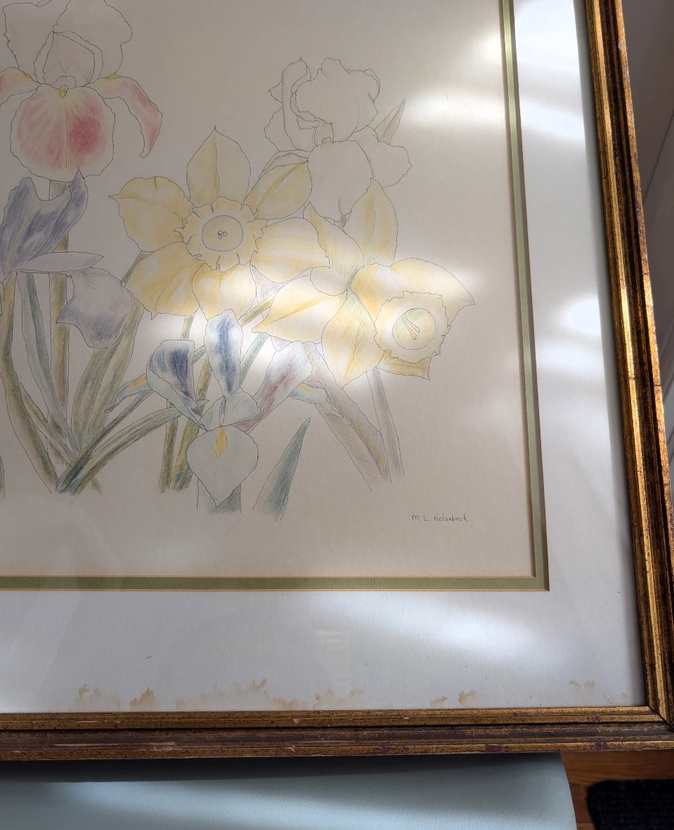 Vintage Original Signed Watercolour - photo 4