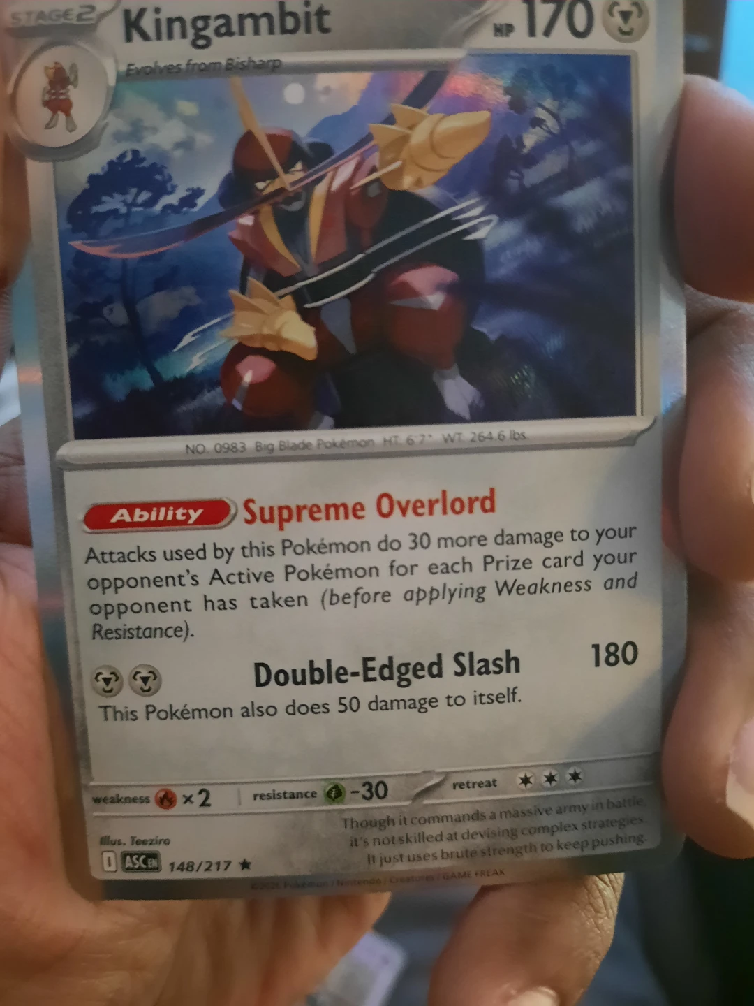 Pokémon TCG Kingambit 148/217