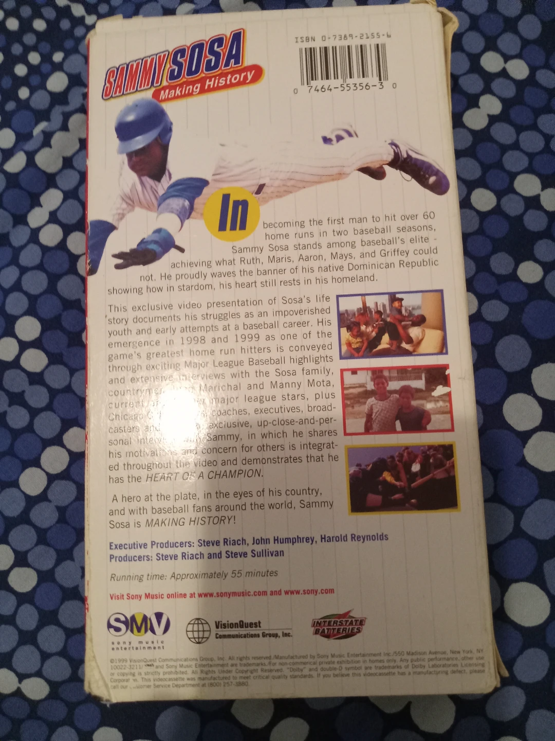 Sammy Sosa Making History VHS Tape - photo 2