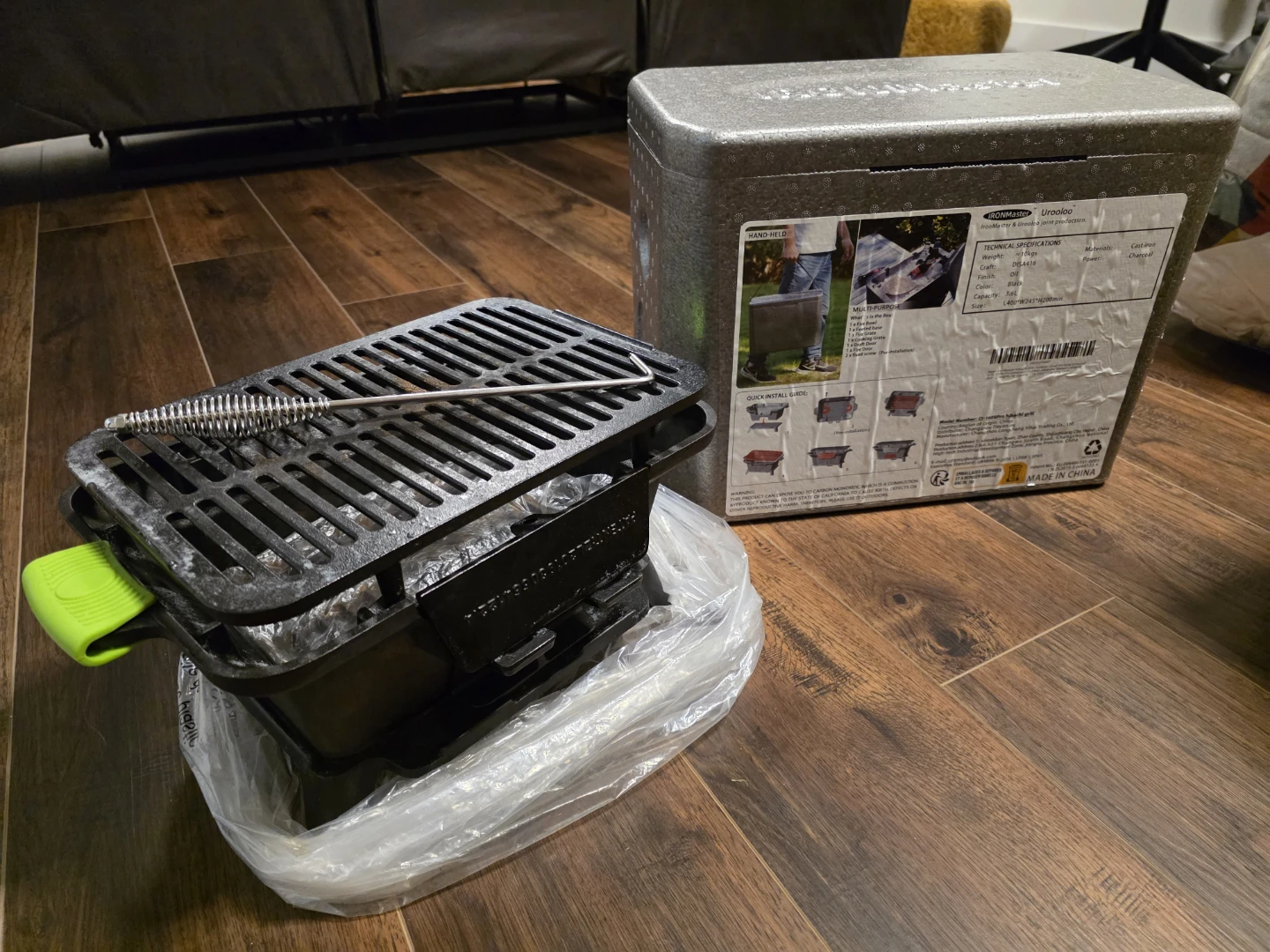 IronMaster Urooloo Portable Charcoal Grill