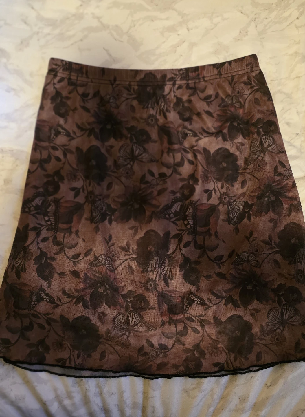 ROMWE Floral Print Mini Skirt