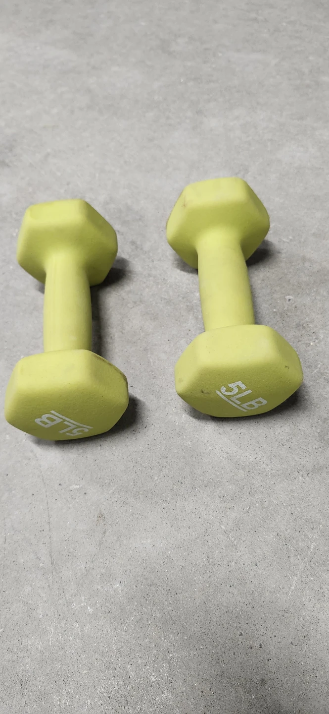 10lbs and 5 lbs dumbell, one for $10 - photo 2