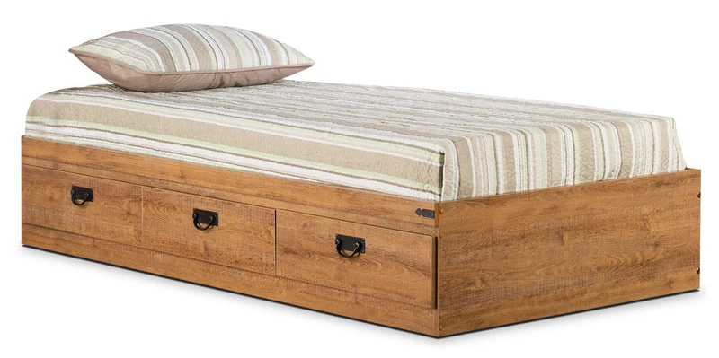 Wooden Storage Bed Frame with Drawers