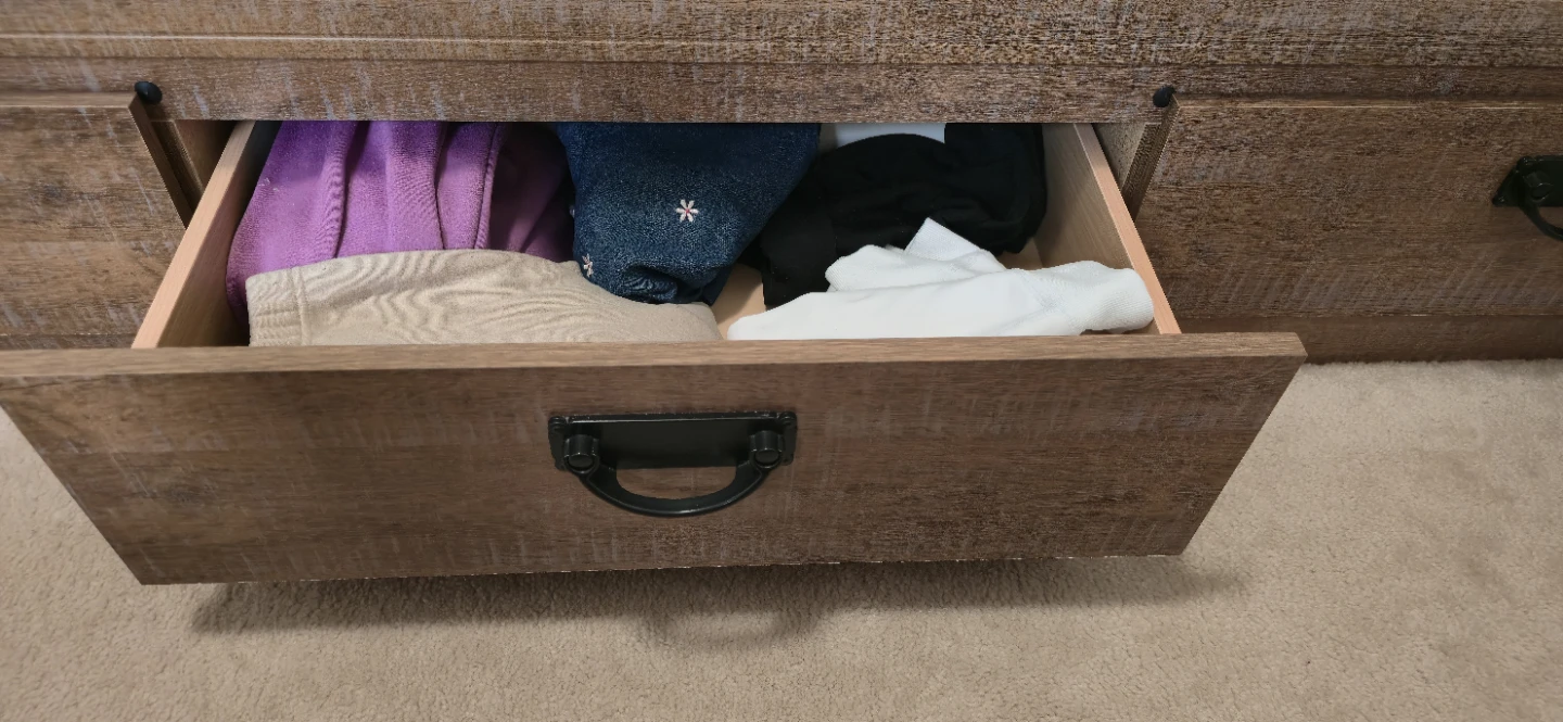 Wooden Storage Bed Frame with Drawers - photo 2