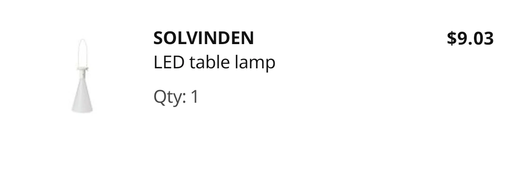 IKEA SOLVINDEN LED Table Lamp - photo 3
