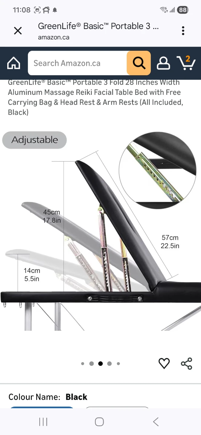GreenLife Basic Portable 3 Fold Massage Table - photo 4
