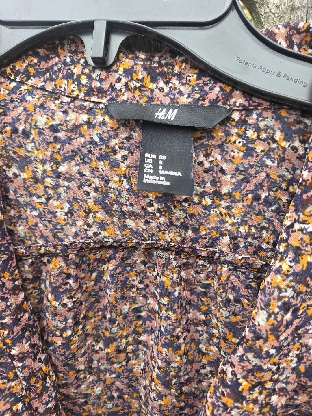 H&M Floral Tie Neck Blouse - photo 2