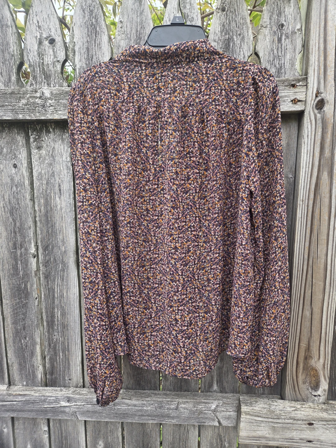 H&M Floral Tie Neck Blouse - photo 3