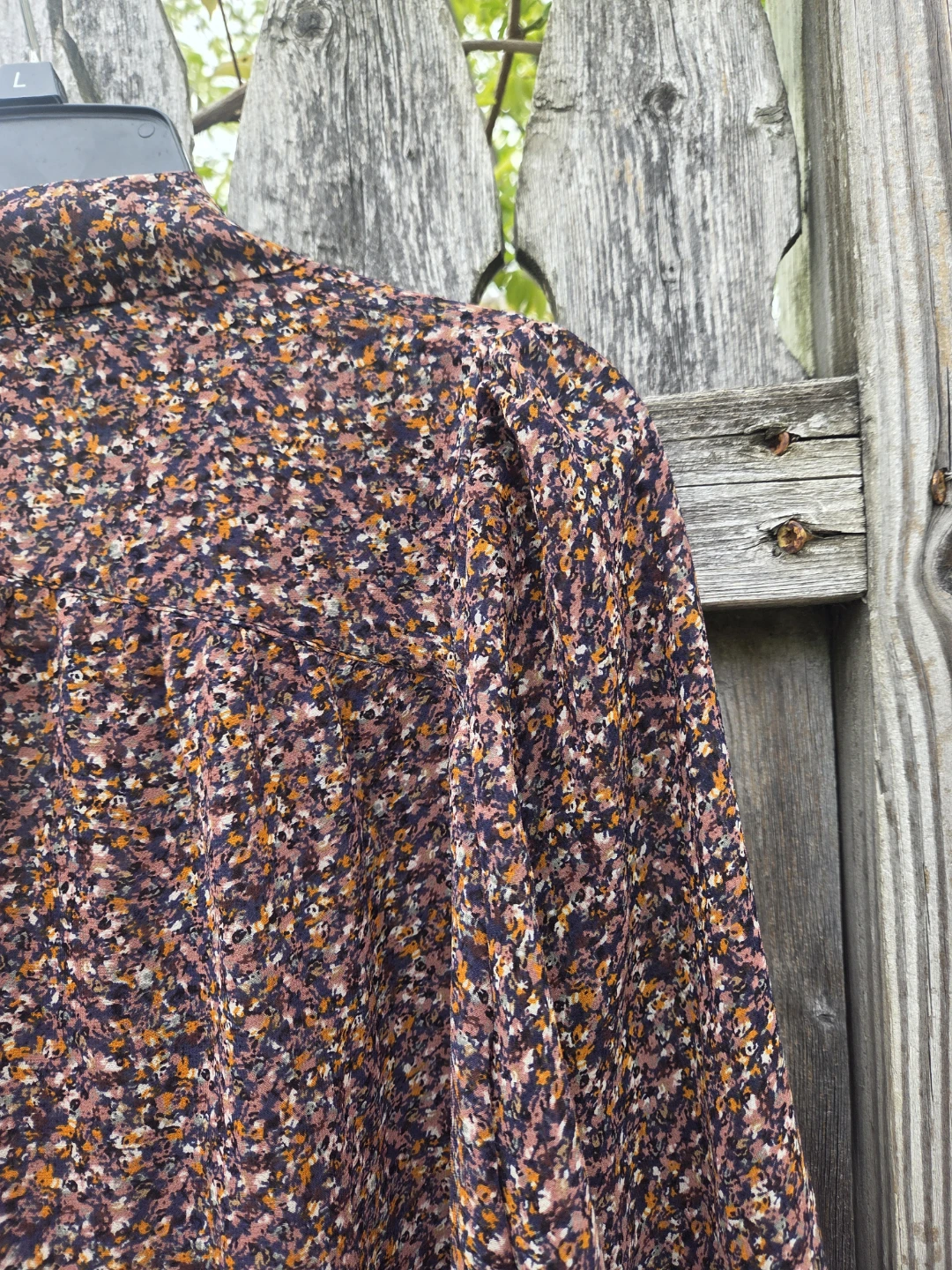 H&M Floral Tie Neck Blouse - photo 4