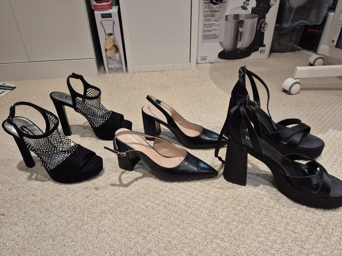 3 Pairs of Women's Black Heels - photo 2