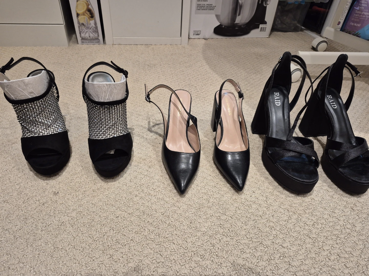 3 Pairs of Women's Black Heels - photo 3