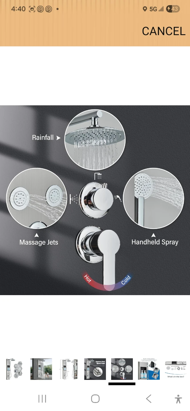 Shower Panel System - photo 5