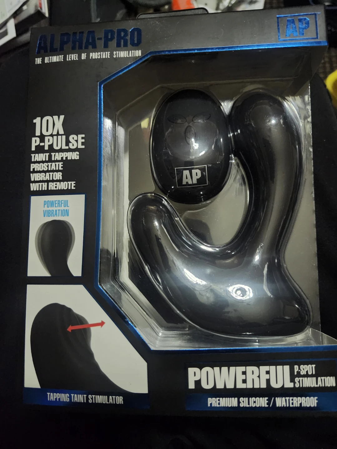 Alpha-Pro 10X P-Pulse Prostate Vibrator with Remote