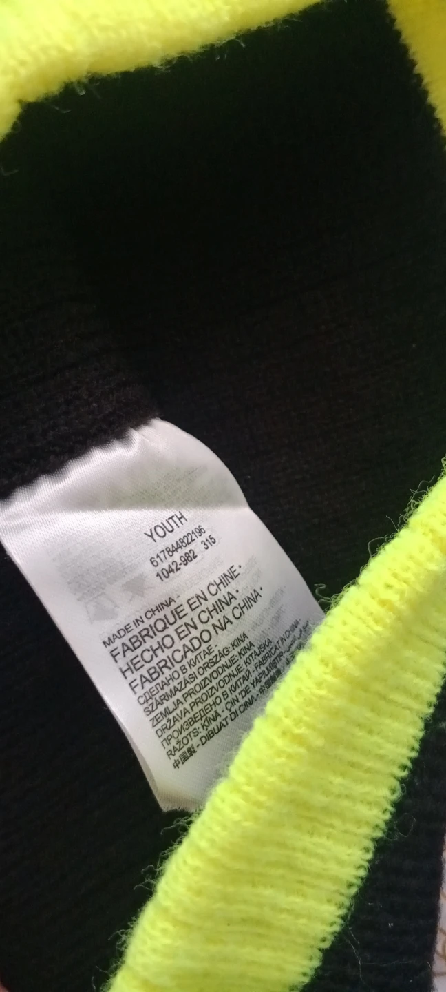 Jordan Youth Beanie Black/Neon Yellow - photo 2