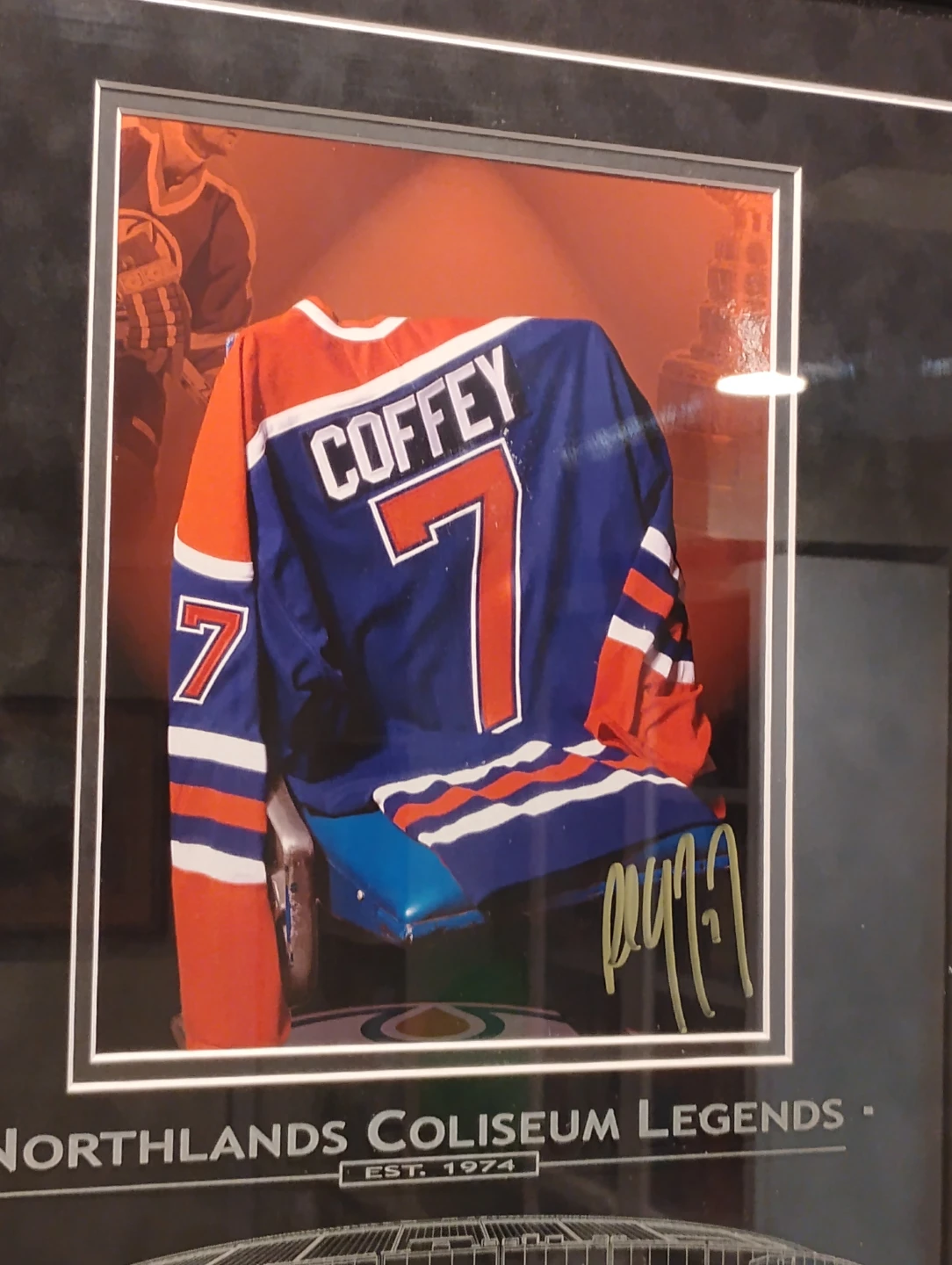 Paul Coffey Northlands Coliseum Legends Framed Art - photo 2