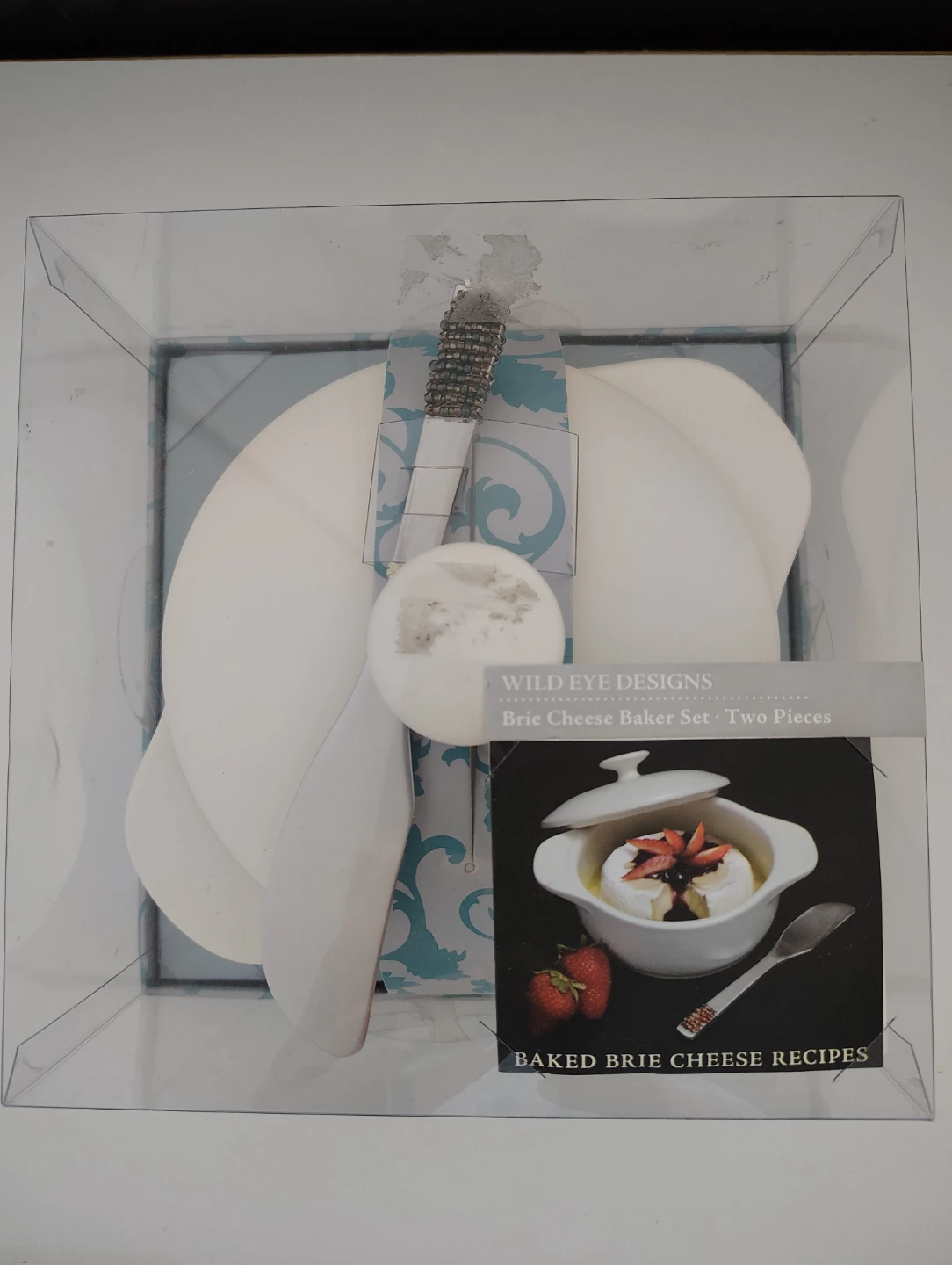 Baked Brie Cheese Set, Wild Eye Designs, 2-Piece