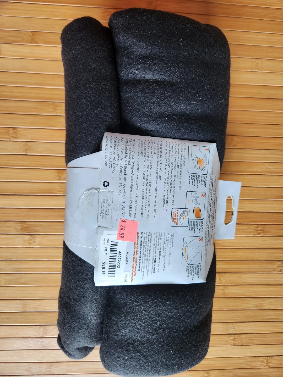 Thermo fleece Comfortable Travel Blanket. Brand new. - photo 2