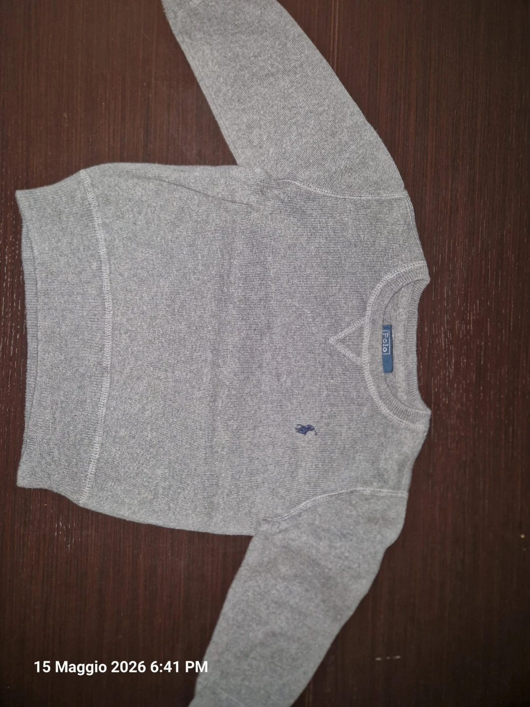 Polo Ralph Lauren Gray Crewneck Sweater 3T