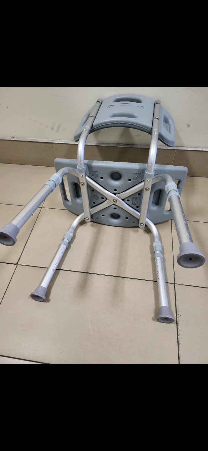 🚿 Drive Medical Shower Chair with Backrest –Grey Color, Like New - photo 4
