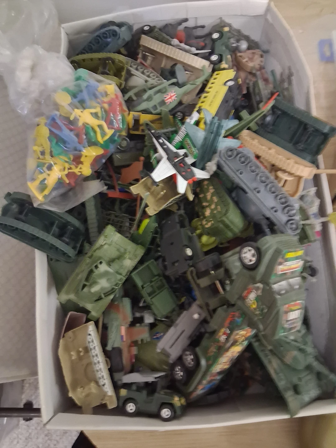 BIG toy soldiers lot. Used. Many figures, knights, cowboys, etc.