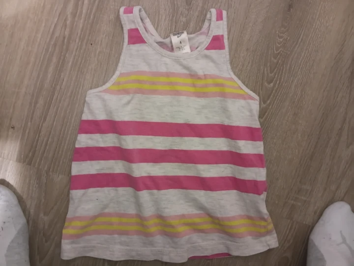 OshKosh B'gosh Girls Striped Tank Top - Size 4