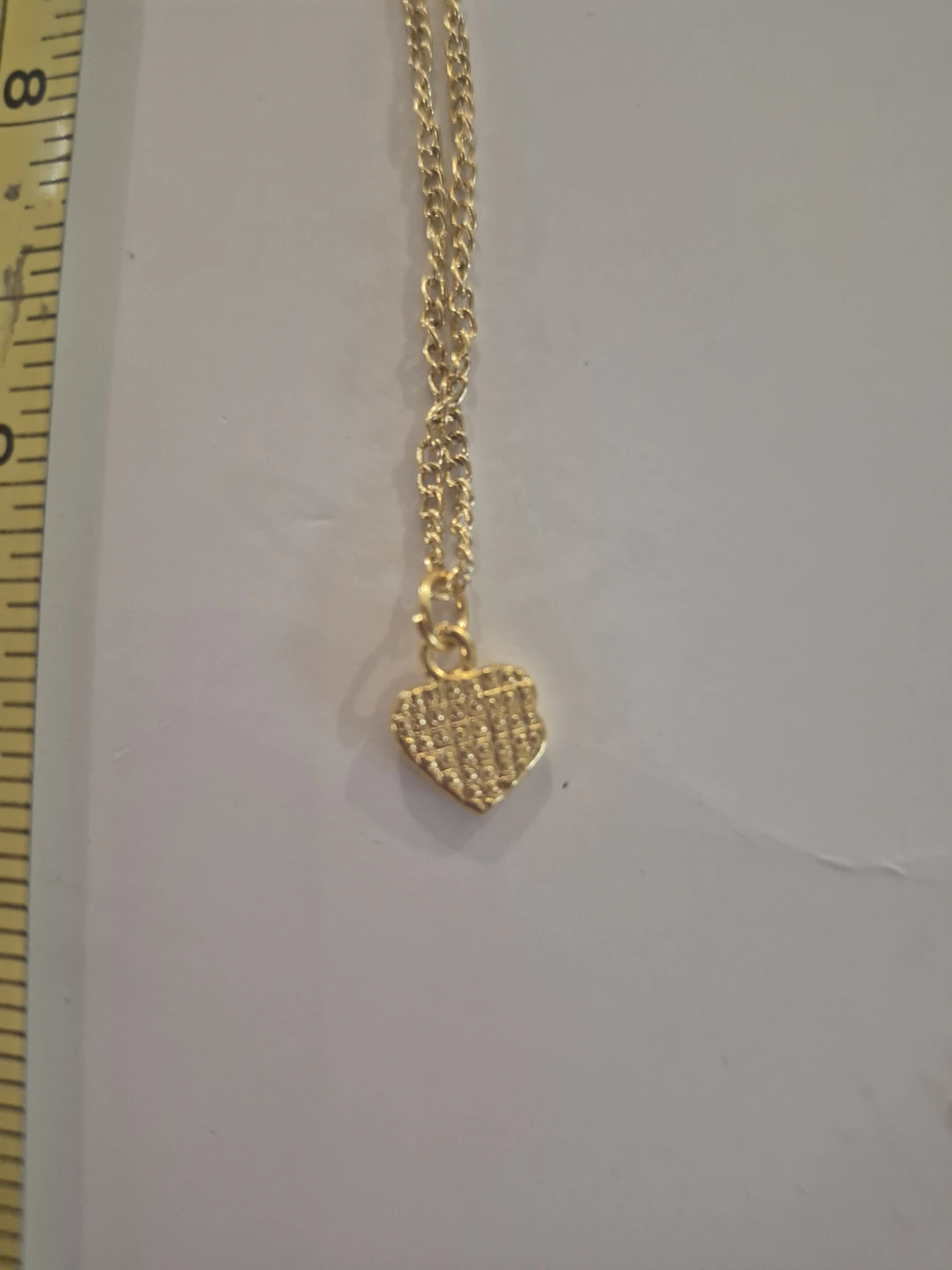 Gold Tone Heart Pendant Necklace - photo 4