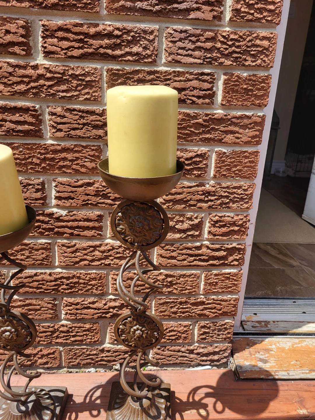 Set of 2 Decorative Candle Holders (Including candles) - photo 2