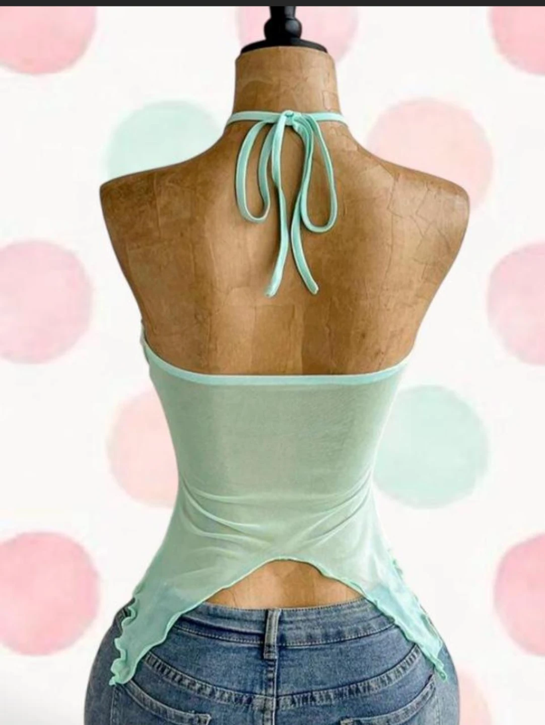 Sheer Halter Top - photo 2