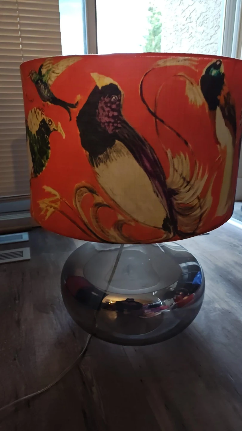 Two Restoration hardware table lamps