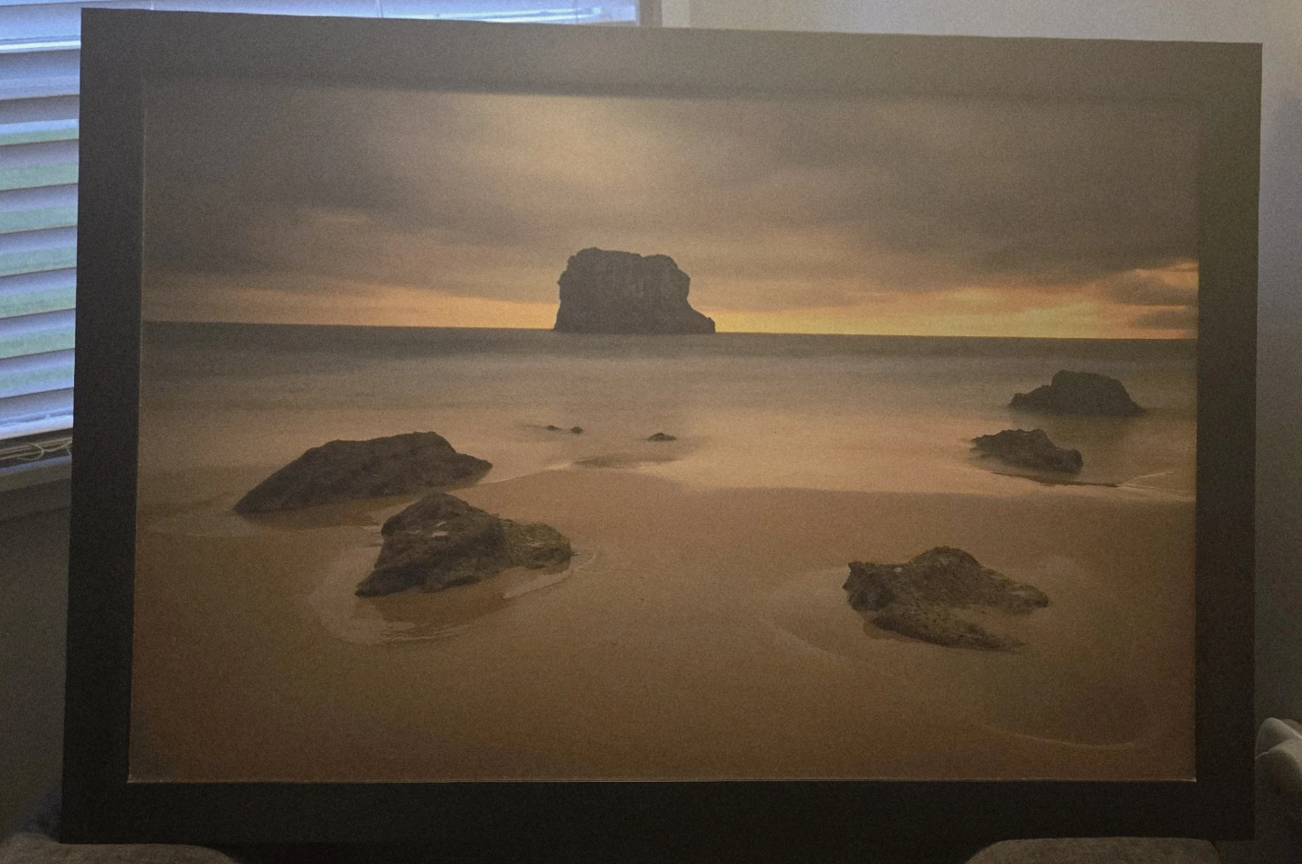 Framed Beach Sunset Wall Art - photo 2