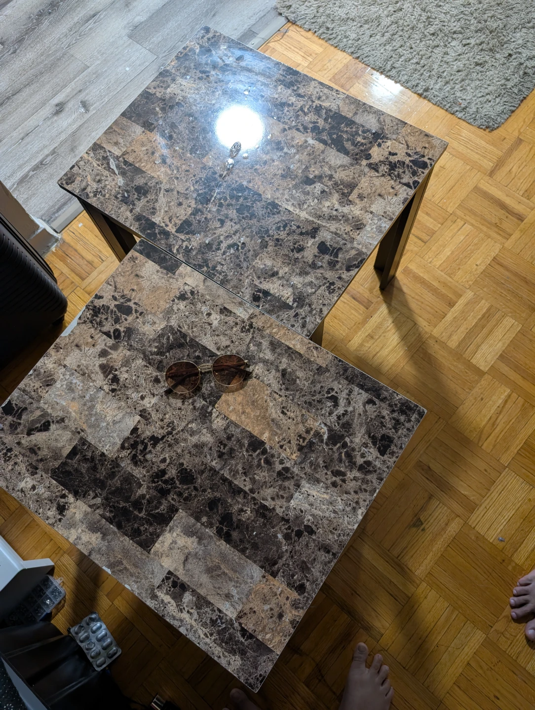 tables set of 2 - photo 4