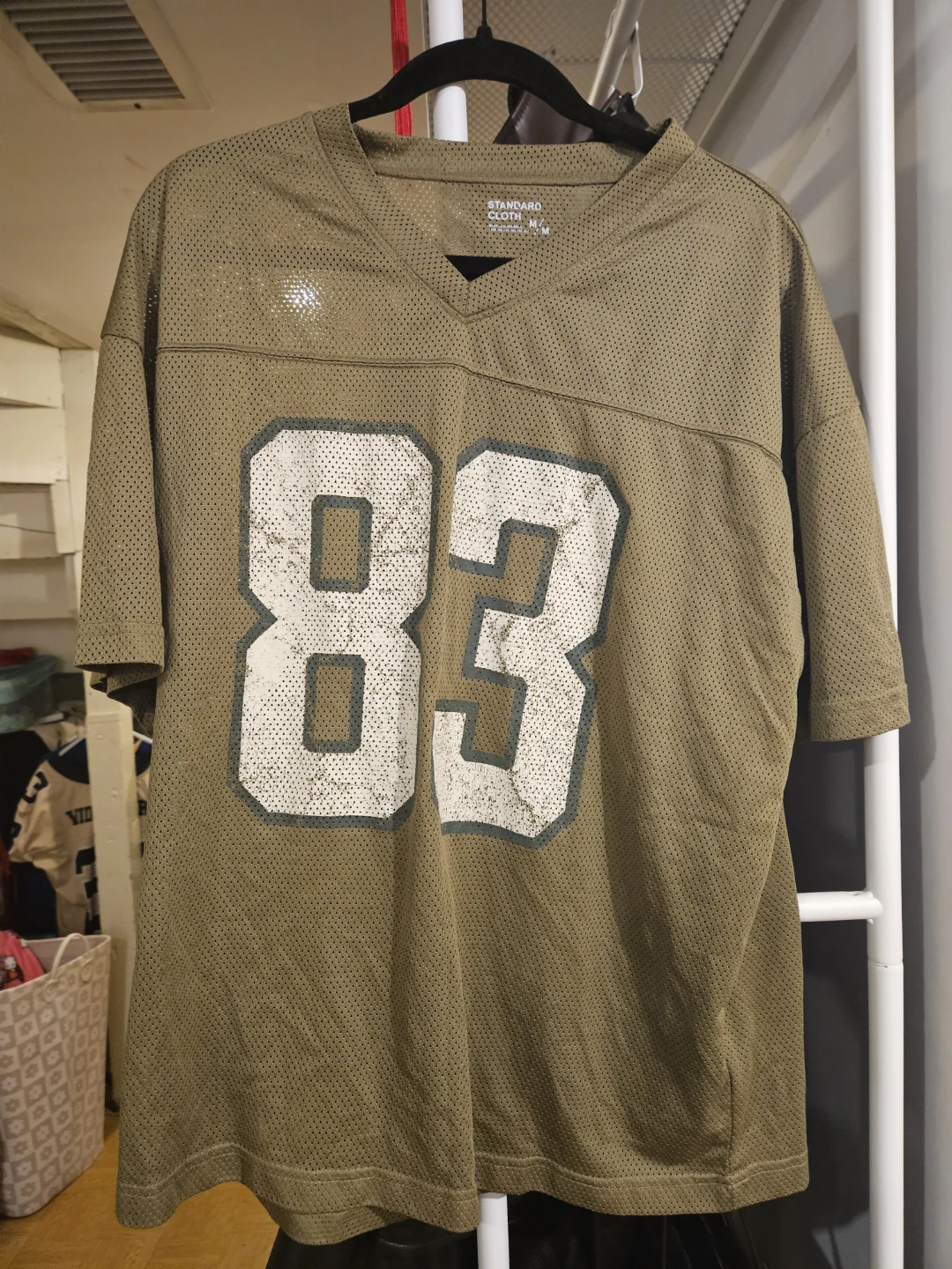 STANDARD CLOTH Men's Mesh Football Jersey Size M