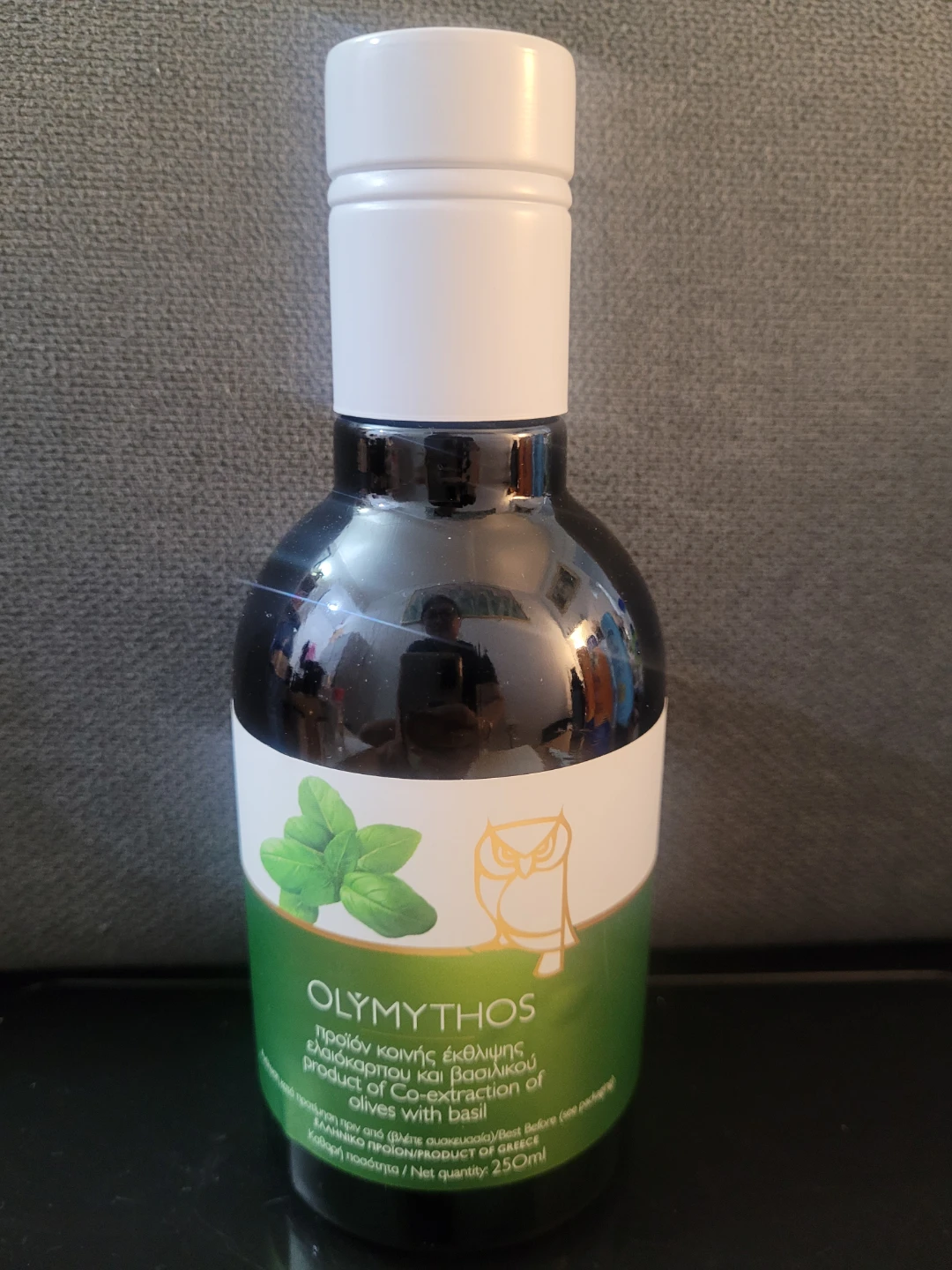 Olympthos Olive Oil with Basil 250ml