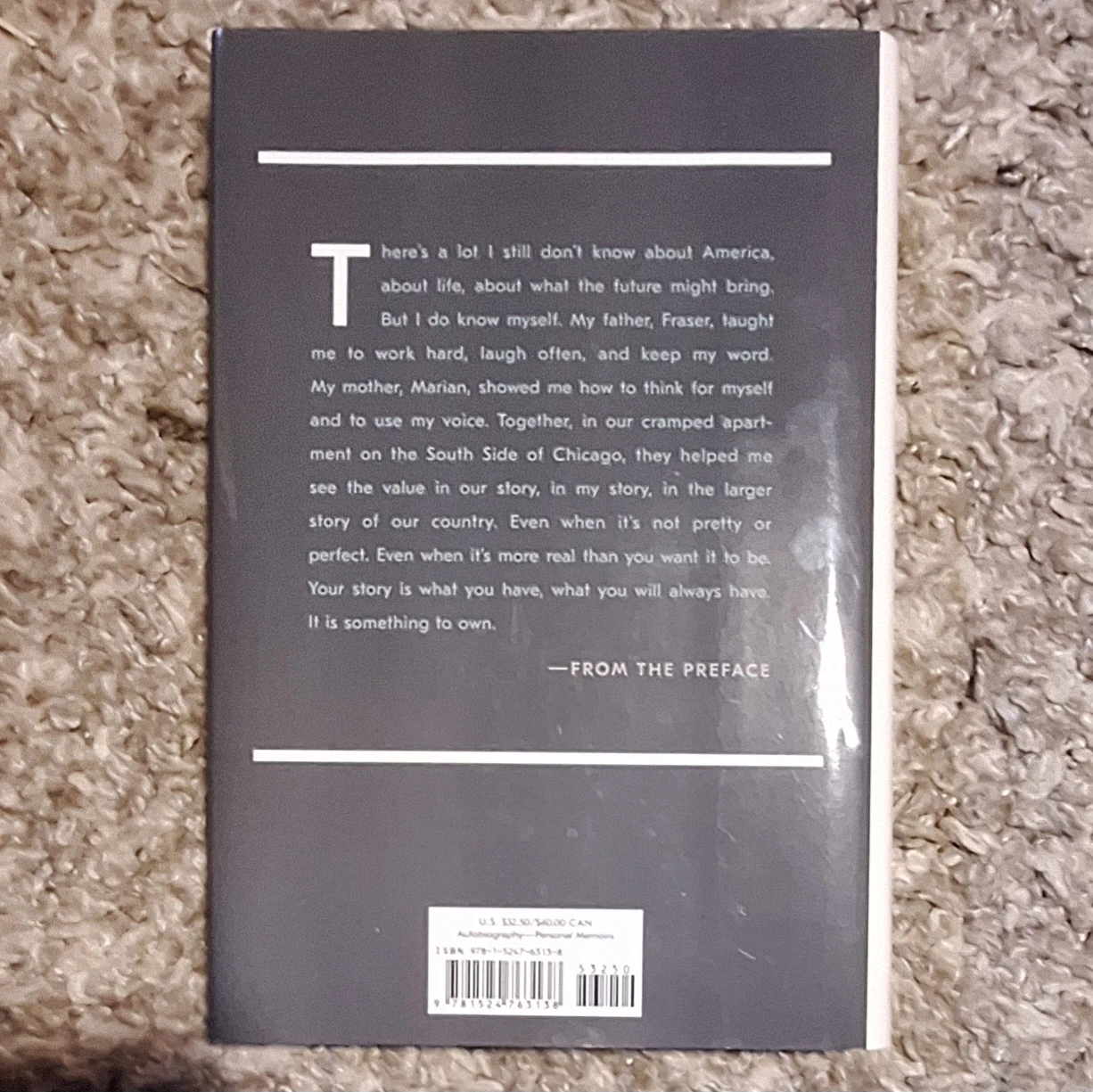Michelle Obama memoir - Becoming - NEW hardcover - photo 3
