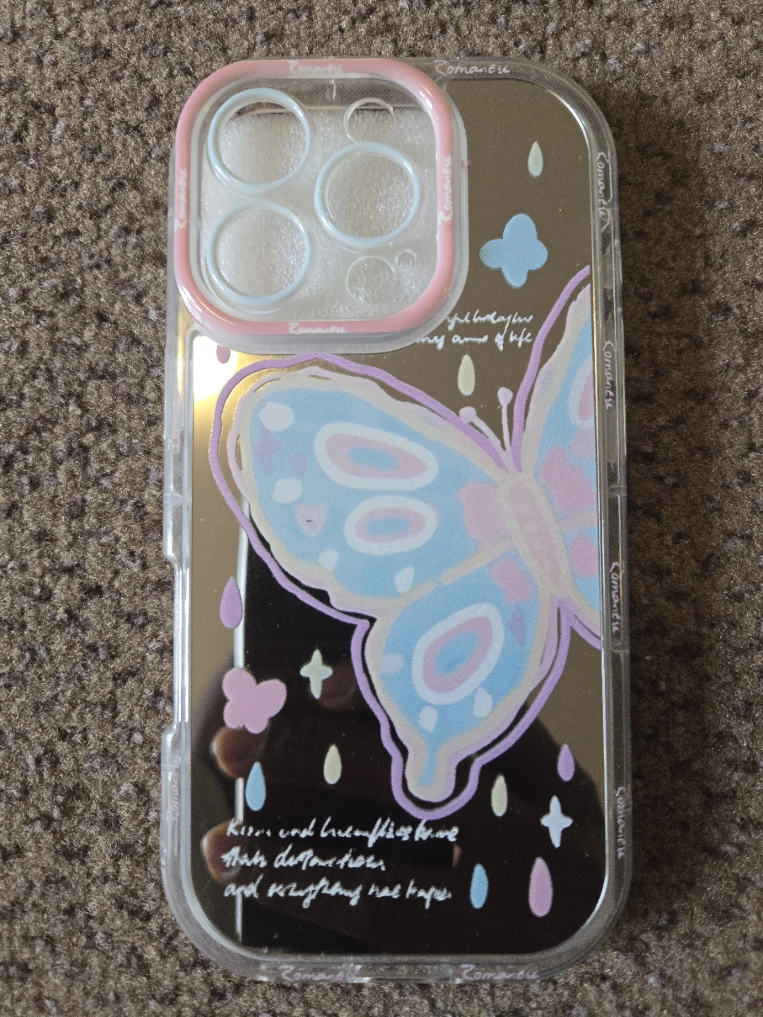 iPhone 16 Pro Max Butterfly Charm Phone Case
