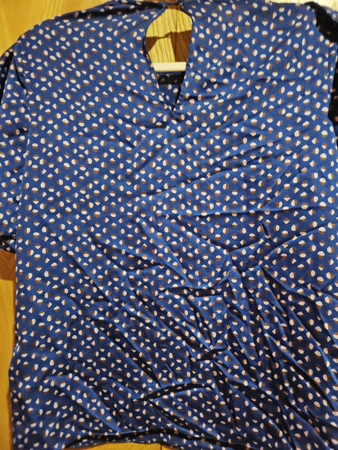 Kate Spade New York Blue Ruffle Sleeve Blouse XS - photo 3