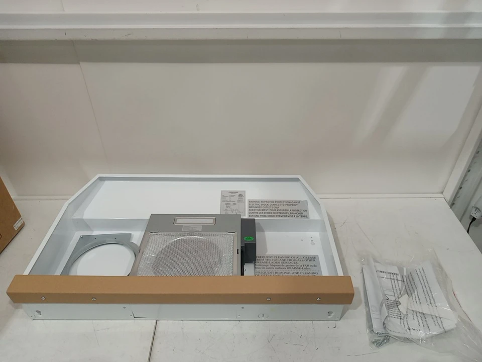 FIREGAS Range Hood 30 inch Under Cabinet, White Painted - photo 3