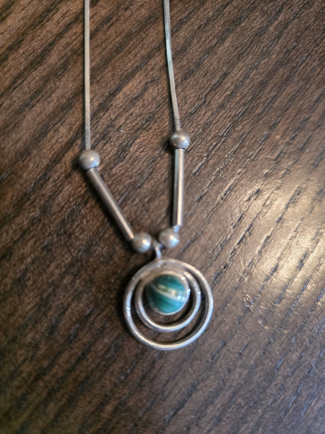 8 Beautiful Sterling Silver Necklaces with charms - photo 4